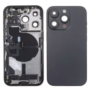 Iphone 14 Pro Max - Coque Arrière avec Cadre Central et Composantes
